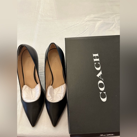 Coach Shoes - Coach Waverly Black Heels